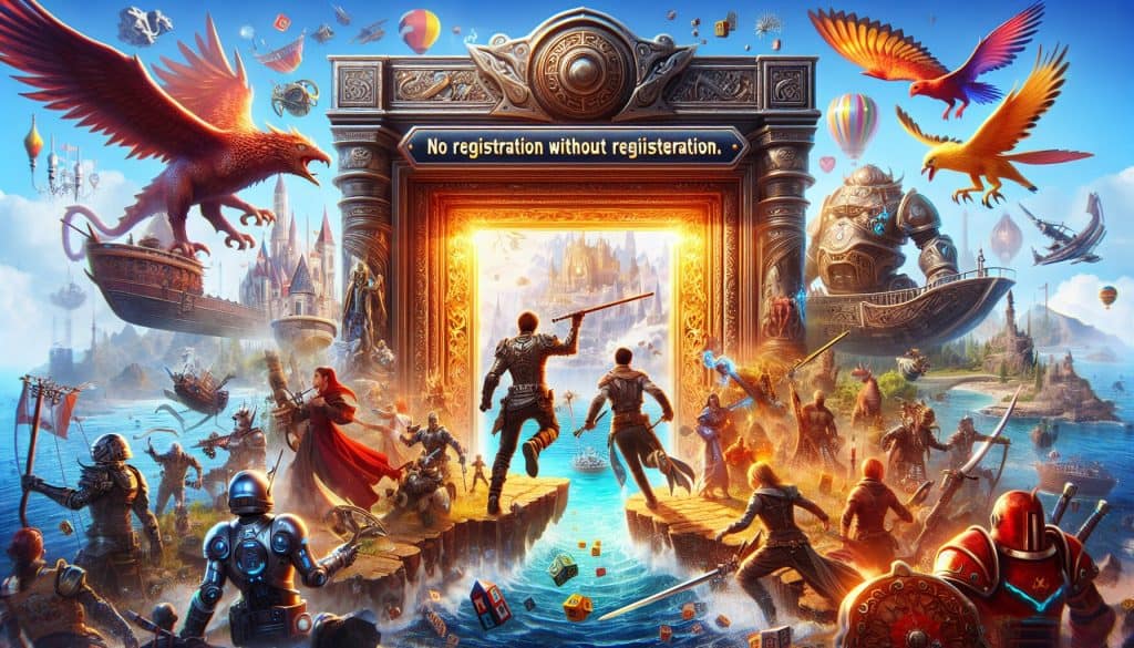 Igre koje omogućuju igranje bez registracije Igre koje omogućuju igranje bez registracije